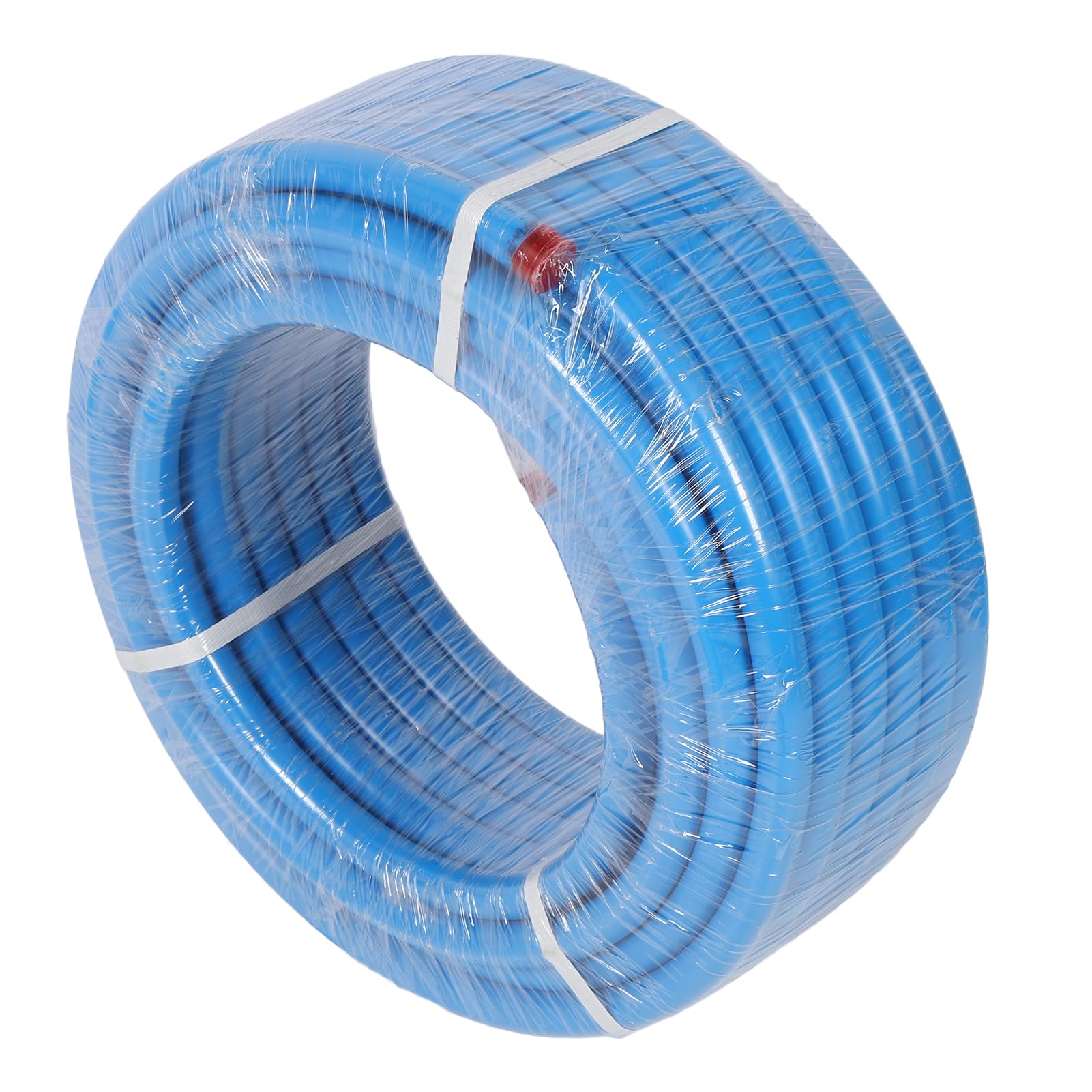 Alomejor de Tuberías de Aire Comprimido, Kit de Línea de Aire de Taller de Aluminio HDPE de 3,4 Pulgadas X 100 Pies, Compresión de Junta Tórica de 200 PSI, Instalación Rápida Flexible para