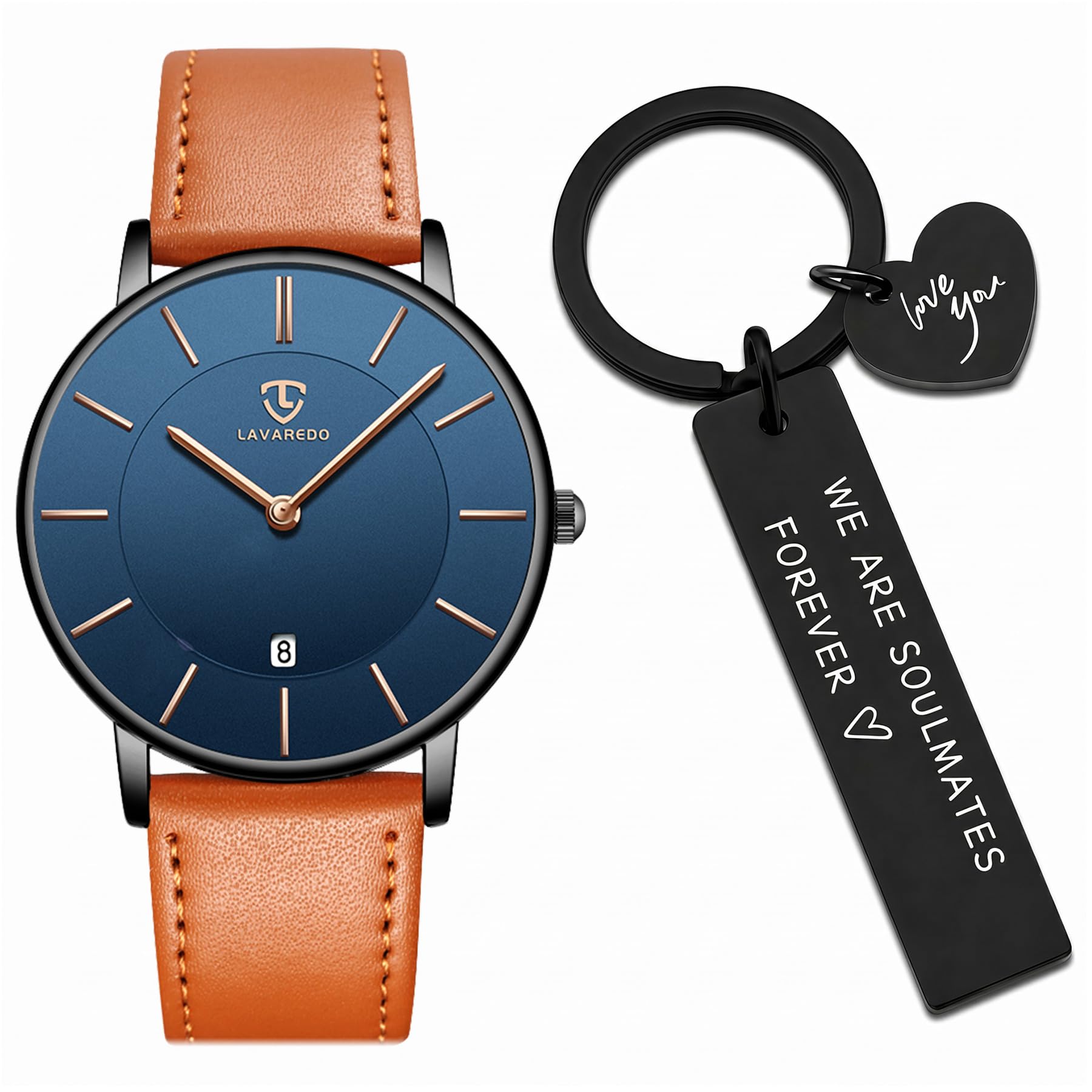 BEN NEVIS Watch, Mens Watch, Minimalist Fashion Simple Wrist Watch Analog Date with Leather Strap