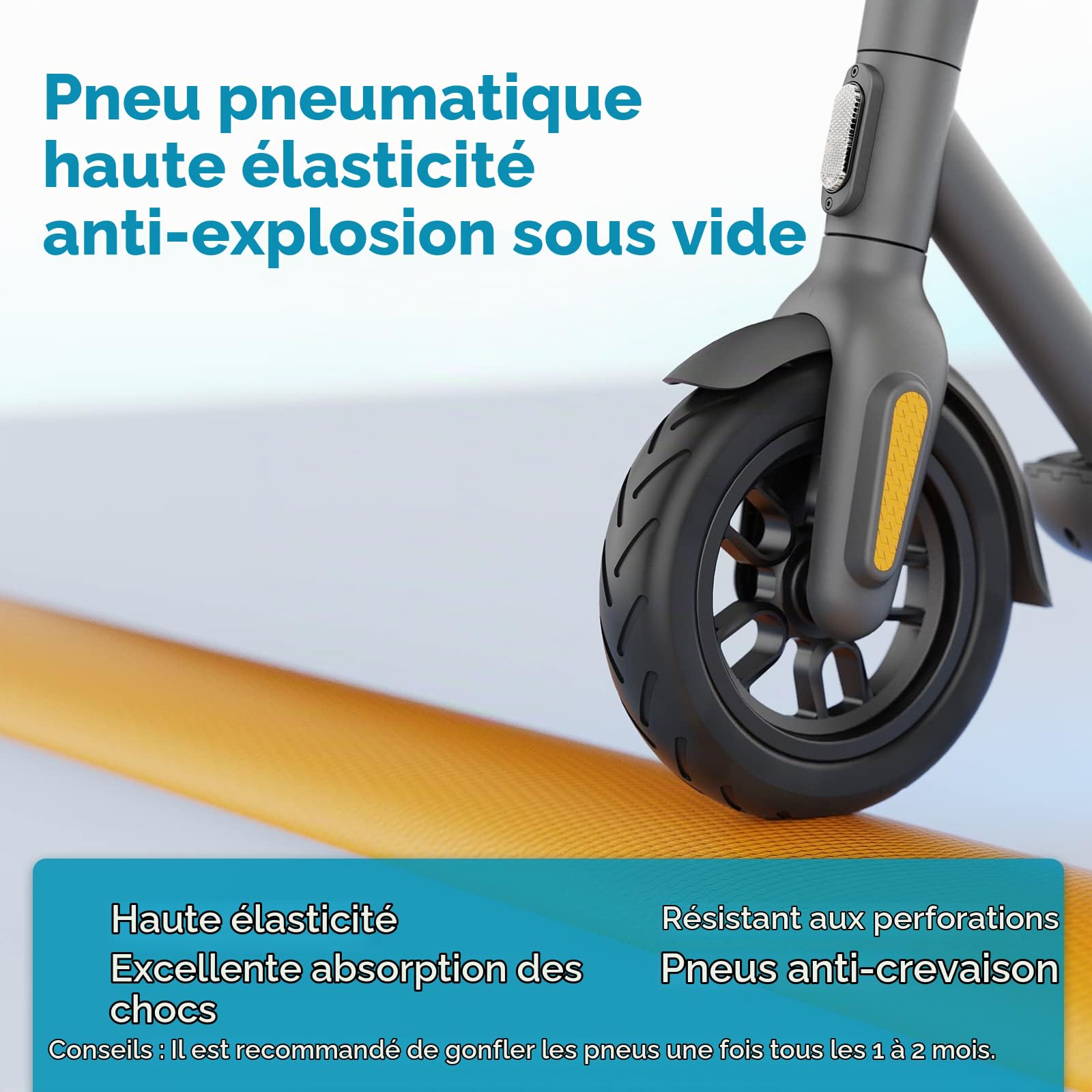 M MEGAWHEELS Trottinette Électrique Adulte, Autonomie 30-35KM, Vitesse Maximale 25KM/H, 9" Pneus, Moteur 350 W, Charge maximale 120KG, APP Contrôle, Pliable et Portable