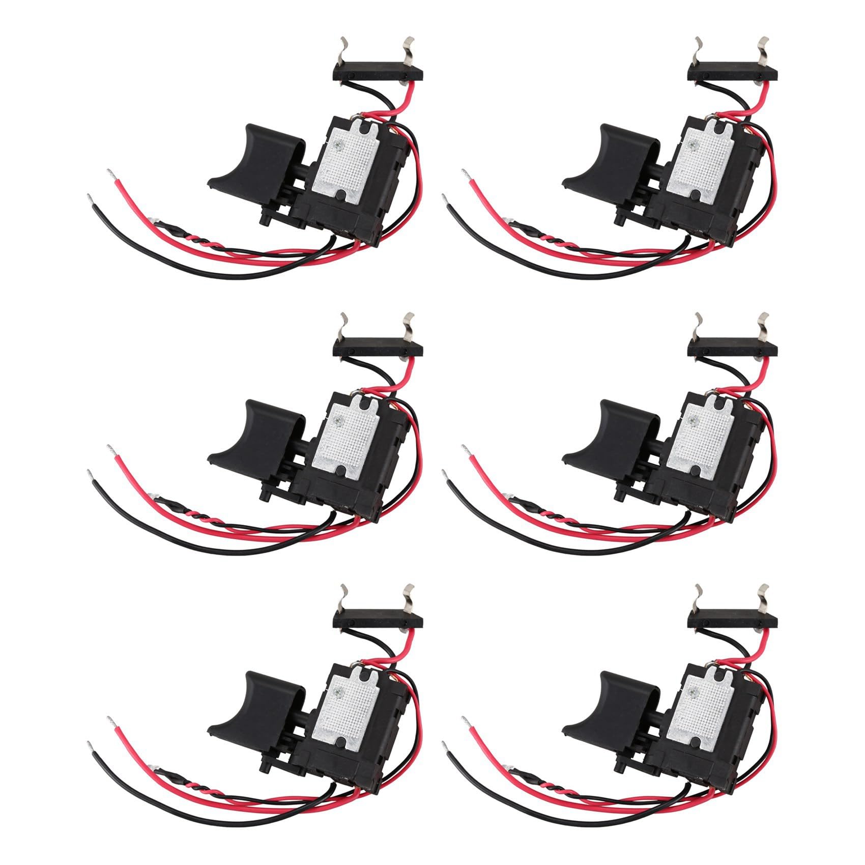 Ctrlzs Light 6X 7.2 V - 24 V Lithium Battery Cordless Drill Switch Speed Control Trigger Switch With Small