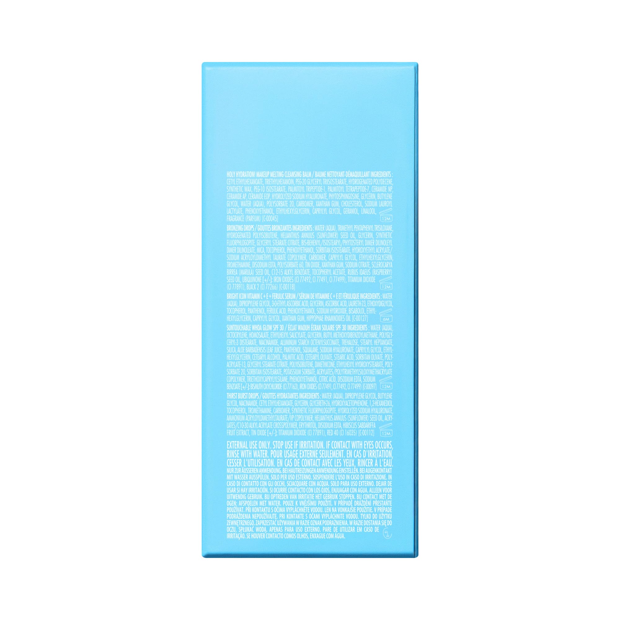 e.l.f. SKIN Best & Obsessed Skincare Kit, struccante da viaggio, protezione solare e sieri illuminanti per una pelle luminosa, vegano e cruelty-free