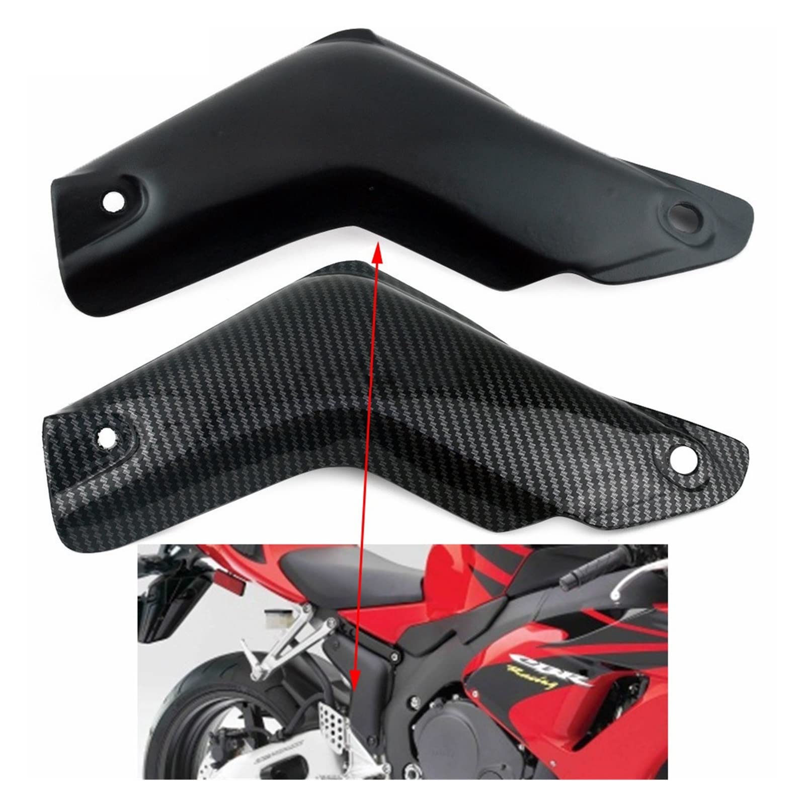 Protector De Cadena IBEX Para Honda CBR1000RR (2004-2007) - Acero Inoxidable Pulverizado, Color Plata