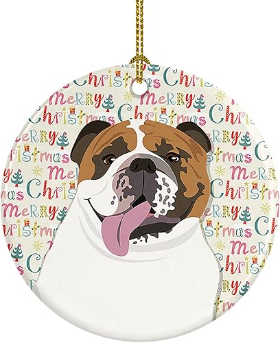 Miniatura 102 de Caroline's Treasures Adorno navideño de husky siberiano en blanco y negro #2 de cerámica para árbol de Navidad, decoración colgante para el hogar,