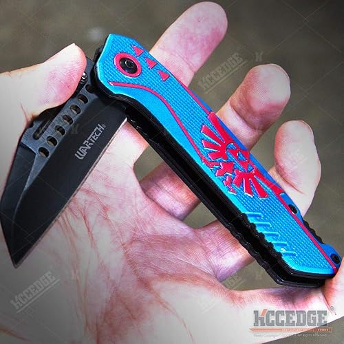 Miniatura 4 de KCCEDGE BEST CUTLERY SOURCE EDC - Cuchillo de bolsillo para camping, accesorios de caza, cuchillo plegable de borde afilado para equipo de