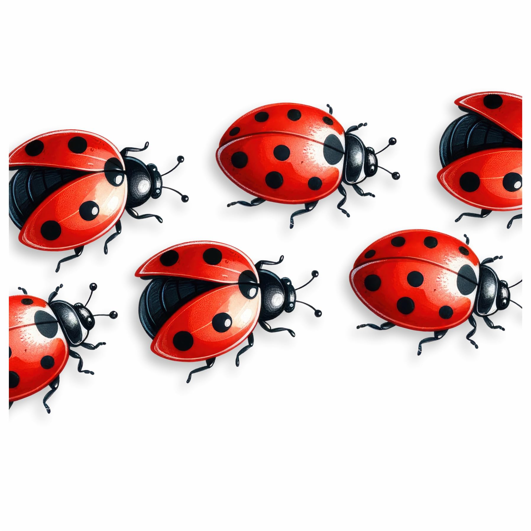 Bumblebee Wall Stickers, Hardwearing Waterproof 0% Transparency Decals, DIY Peel & Stick Perfect to Cover Marks, Wall Decor, Weatherproof for Cars & Other Home Projects. LaoGraphics® (6 Bees, A5) — view 11