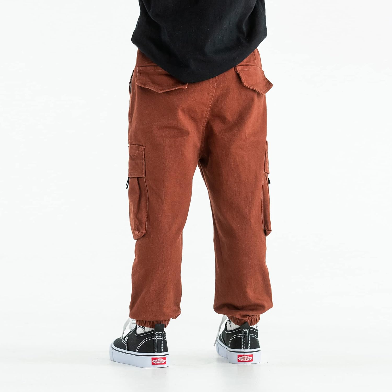 MINI PANDA Toddler Pants, Black Pants Toddler Boys or Girls, Little Boy Pants 2-Pieces - Image 7