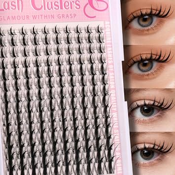 Clear Lash Clusters Manga Eyelash Clusters Anime Cluster Eyelash Extensions Clusters Lashes Natural Look Eyelashes Fairy Lash Clusters Manga Individual Lashes 8-16 mm