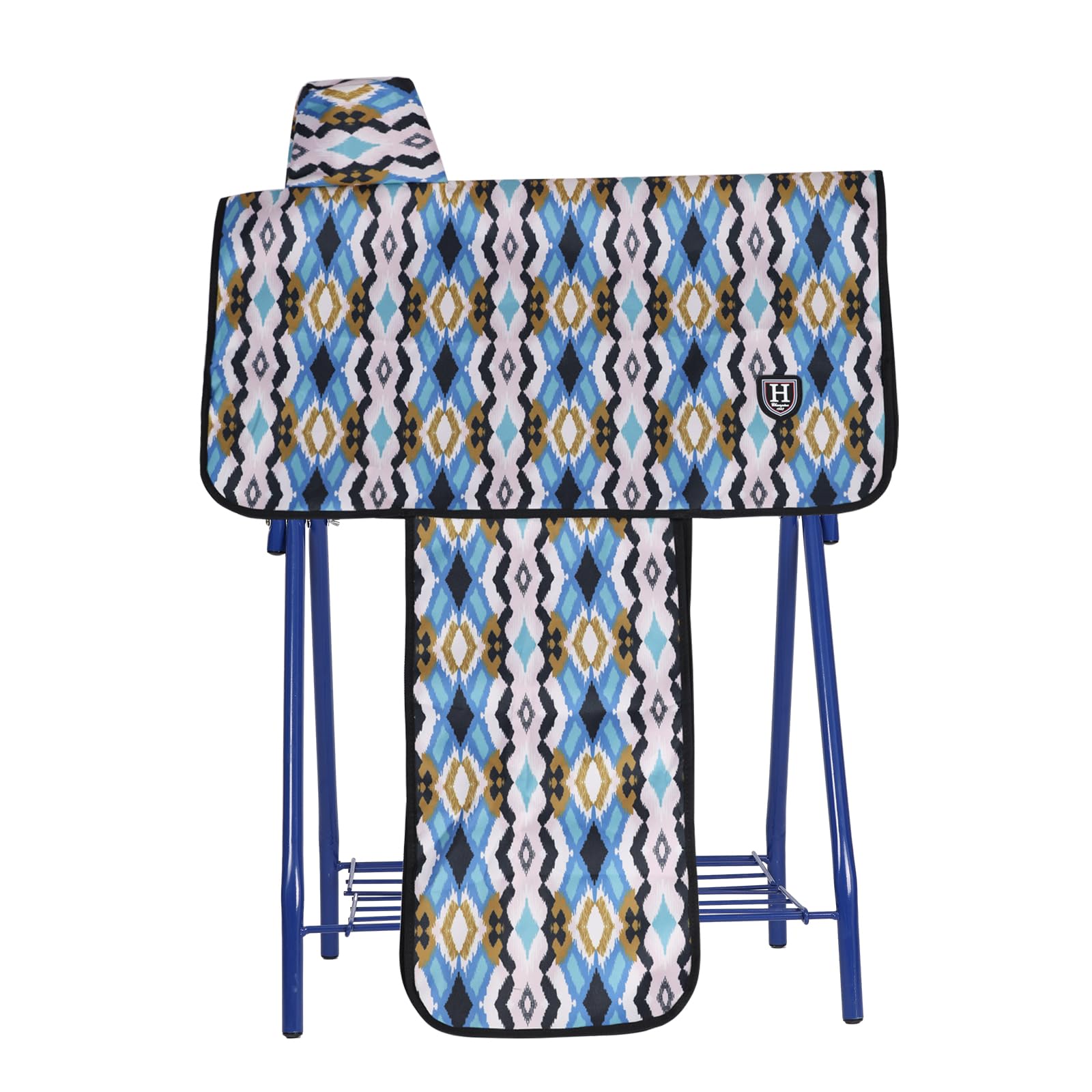 Harrison Howard Sturdy Waterproof Western Saddle Cover with Stylish Prints That Stand Out Keep Your Saddle in Pristine Condition Perfect for Showing