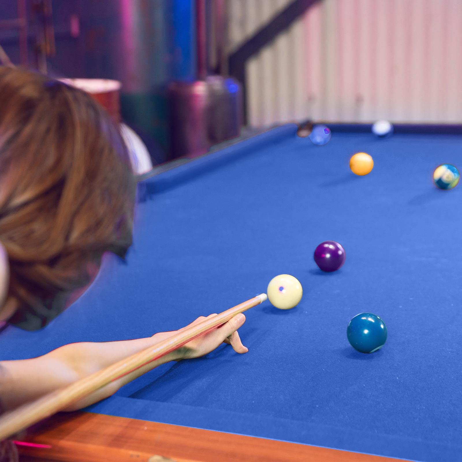 Harilla Billardtisch professioneller Billardtisch-Filz, Billardschutz Filz passend für Standard 7/8/9 Fuß Tisch, Wollmischung Tischdecke, Billardtuch für Clubs, Hotels, Bars, Billardtisch