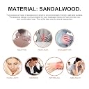 Flavoma Natural Wood Wide Tooth Hair and Scalp Massager Comb | Gua Sha comb for scalp | Multi-Functional Tool Scraping | Multifunctional Meridian Massage Comb | Ideal for Head and Neck Massage | Scalp Massage No Static Head Massager Tool Physical Therapy gallery image