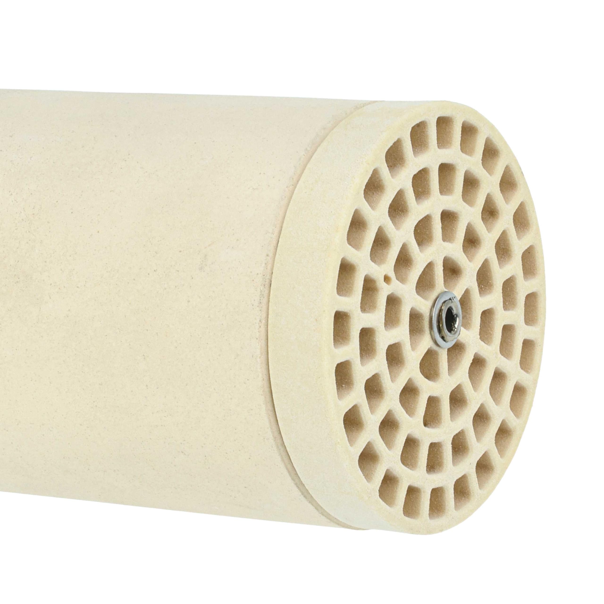 vhbw Element grzejny zamiennik do pistoletu spawalniczego Leister 142.084 - 11000 W, ceramiczny rdzeń grzewczy, 8,4 x 15,6 cm