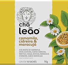 Leão Chá Premium - Camomila Cidreira E Maracujá 10 Sachês