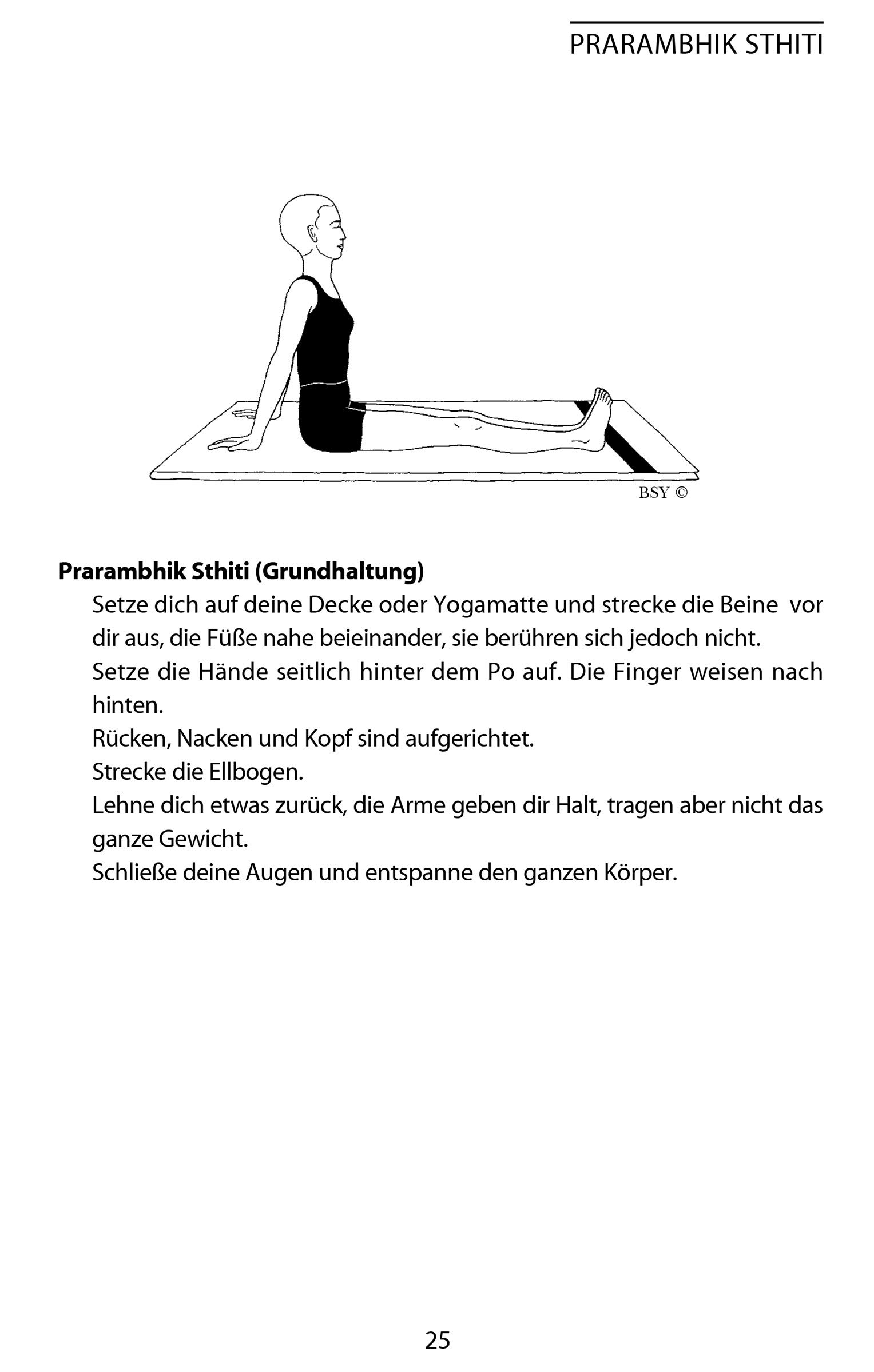Asana Pranayama Mudra Bandha - Yoga Übungen in Deutsch