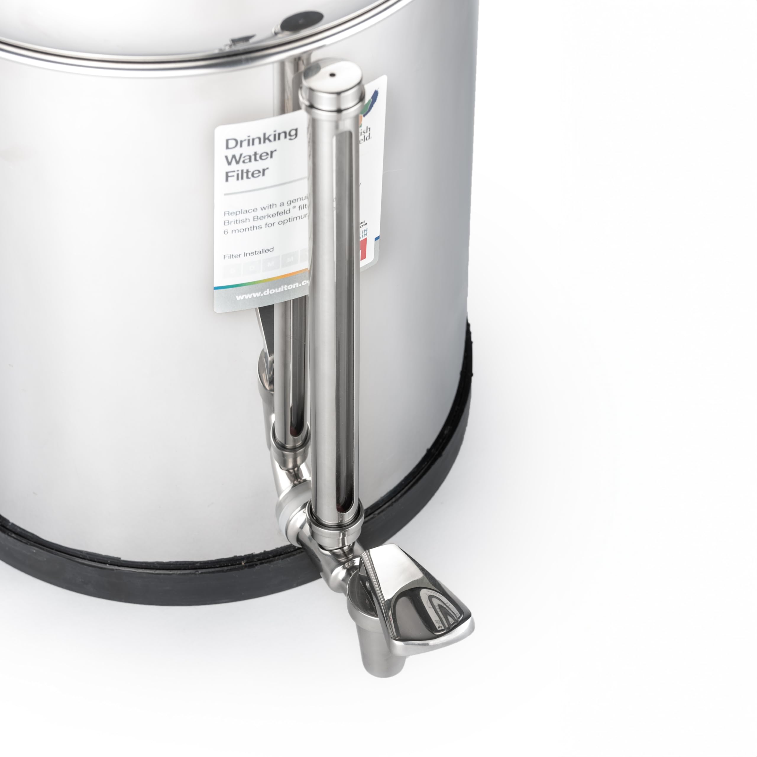 British Berkefeld Robinet À Bec En Acier Inoxydable Avec Jauge De Niveau D'eau Compatible 6-12 Litres