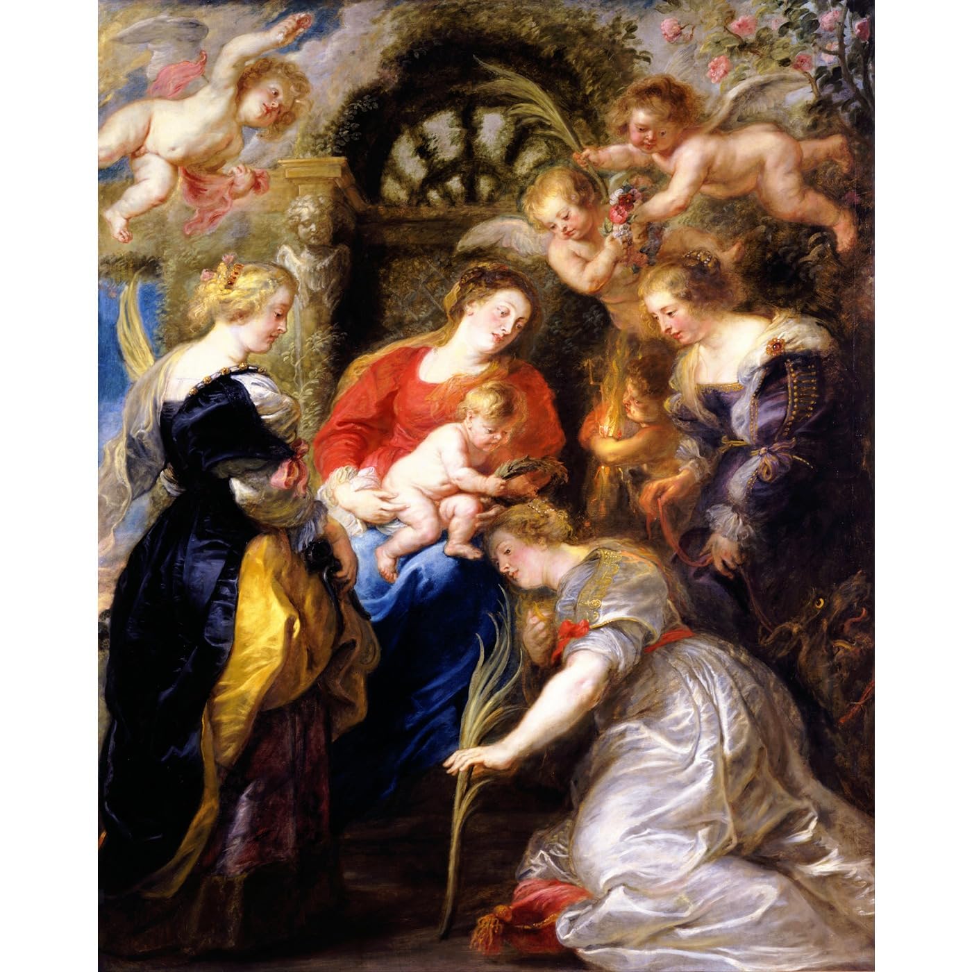 Impression haute définition Rubens Couronnement tableau de luxe - 2