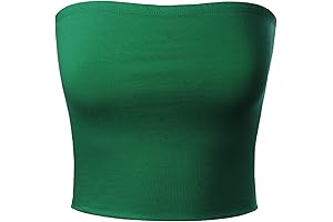 Stunning & Sultry: Dark Green Tube Top