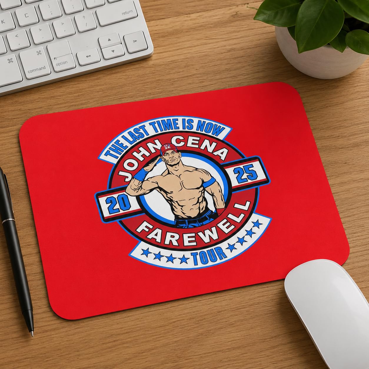 John Cena Design Mouse Pad | Gaming Printed Mouse Pad - for Computer Table, Laptop, PC & Office | Super Smooth Surface, Anti-Slip, Rubber Base-picture-13