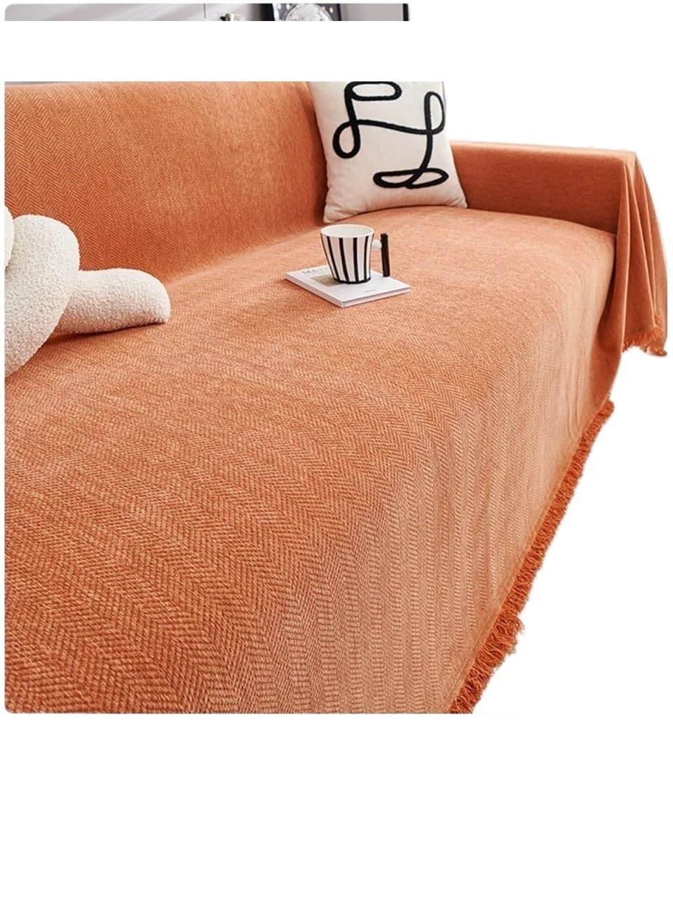 Couverture de canapé imperméable en chenille 180x230cm quatre saisons
