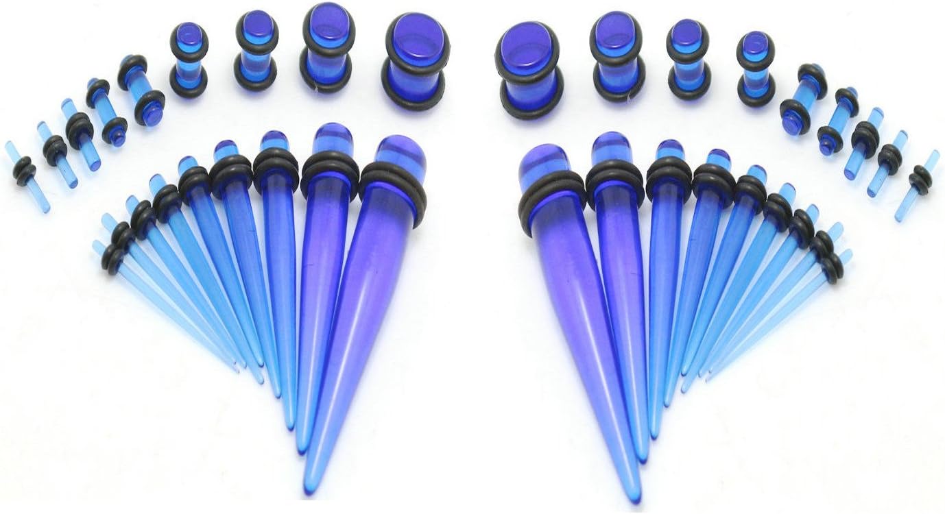 Zaya Body Jewelry 36pc Ear Stretching Starter Kit Gauges