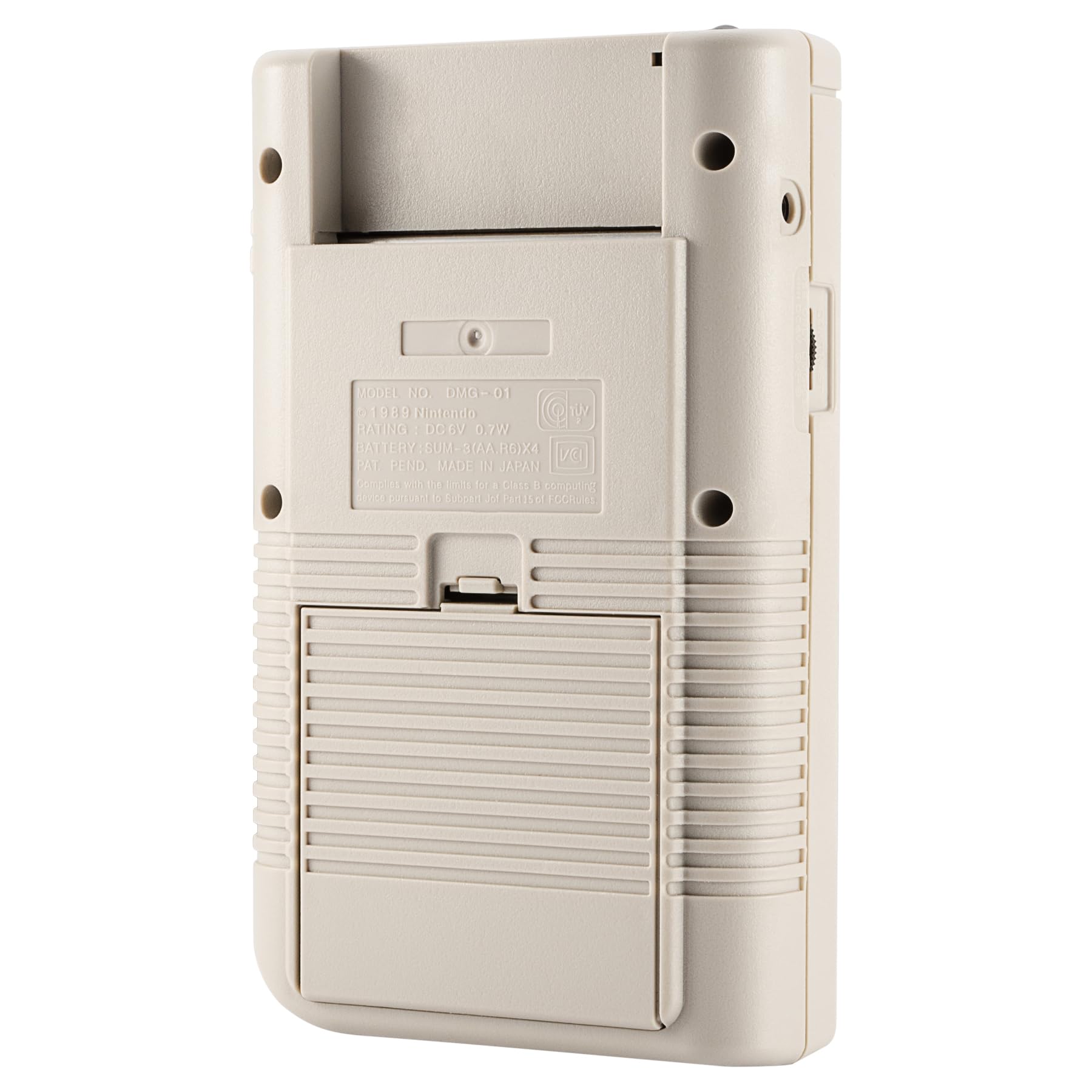 eXtremeRate Carcasa completa de repuesto gris para consola Gameboy Classic DMG-01 de 1989 GB con lente de pantalla y botones, consola de juegos portátil no incluida