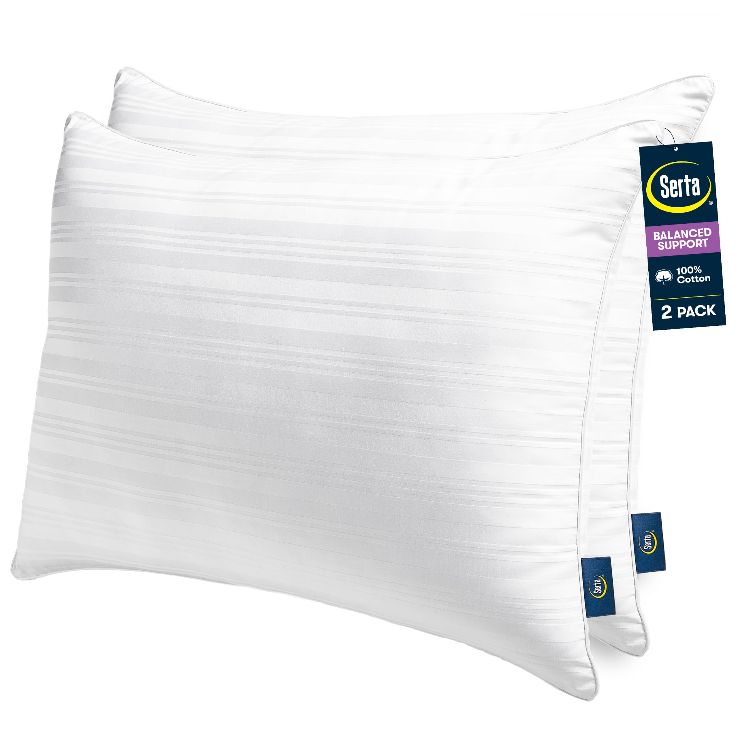 Photo 1 of Serta Down Illusion Queen Pillow Set (2 Pack)