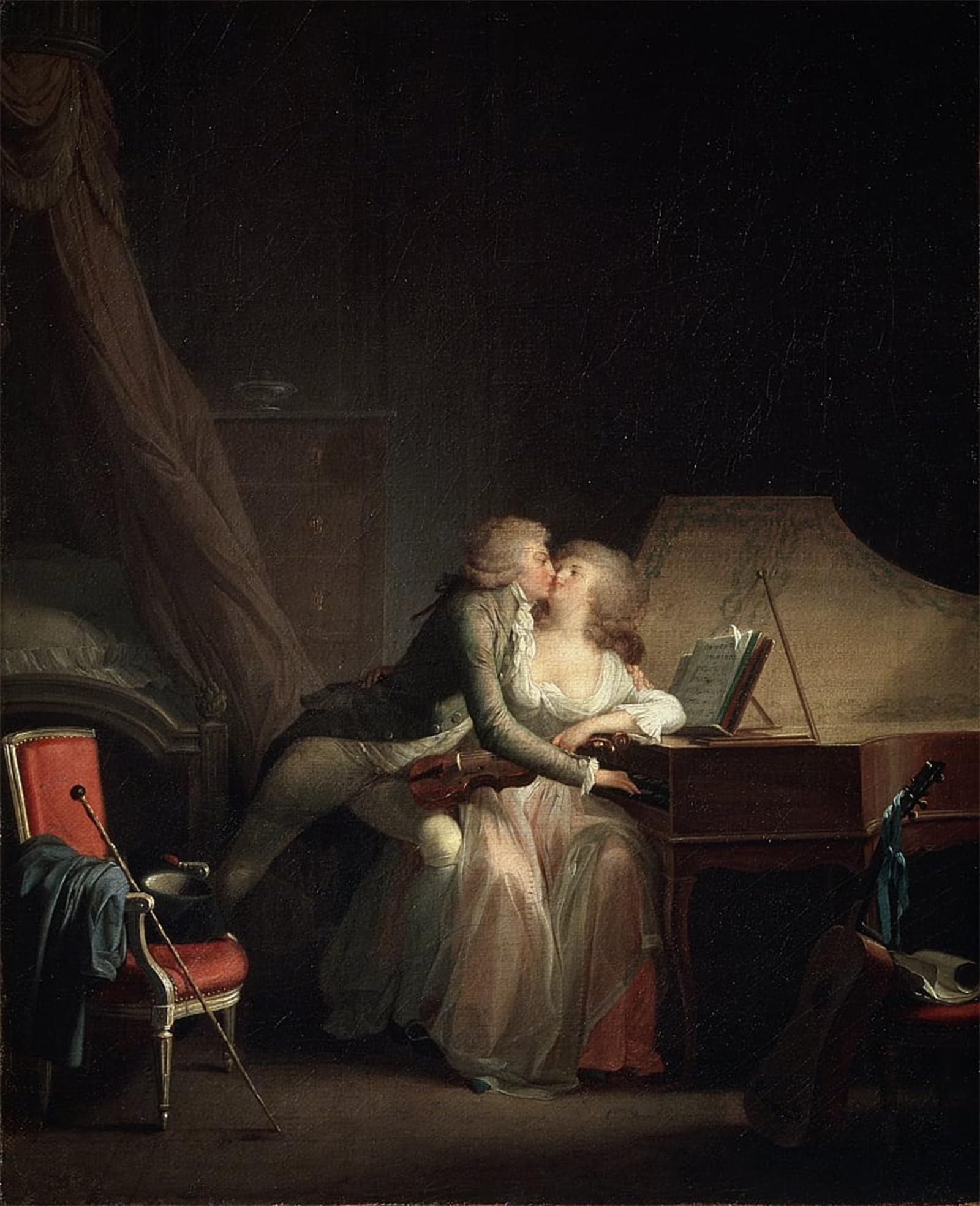 ARTXLXXBN Famous Painting Art Wall Decor Abstract Art Picture Prelude by Louis Leopold Boilly Animal Pictures for Home Decor 60x90cm