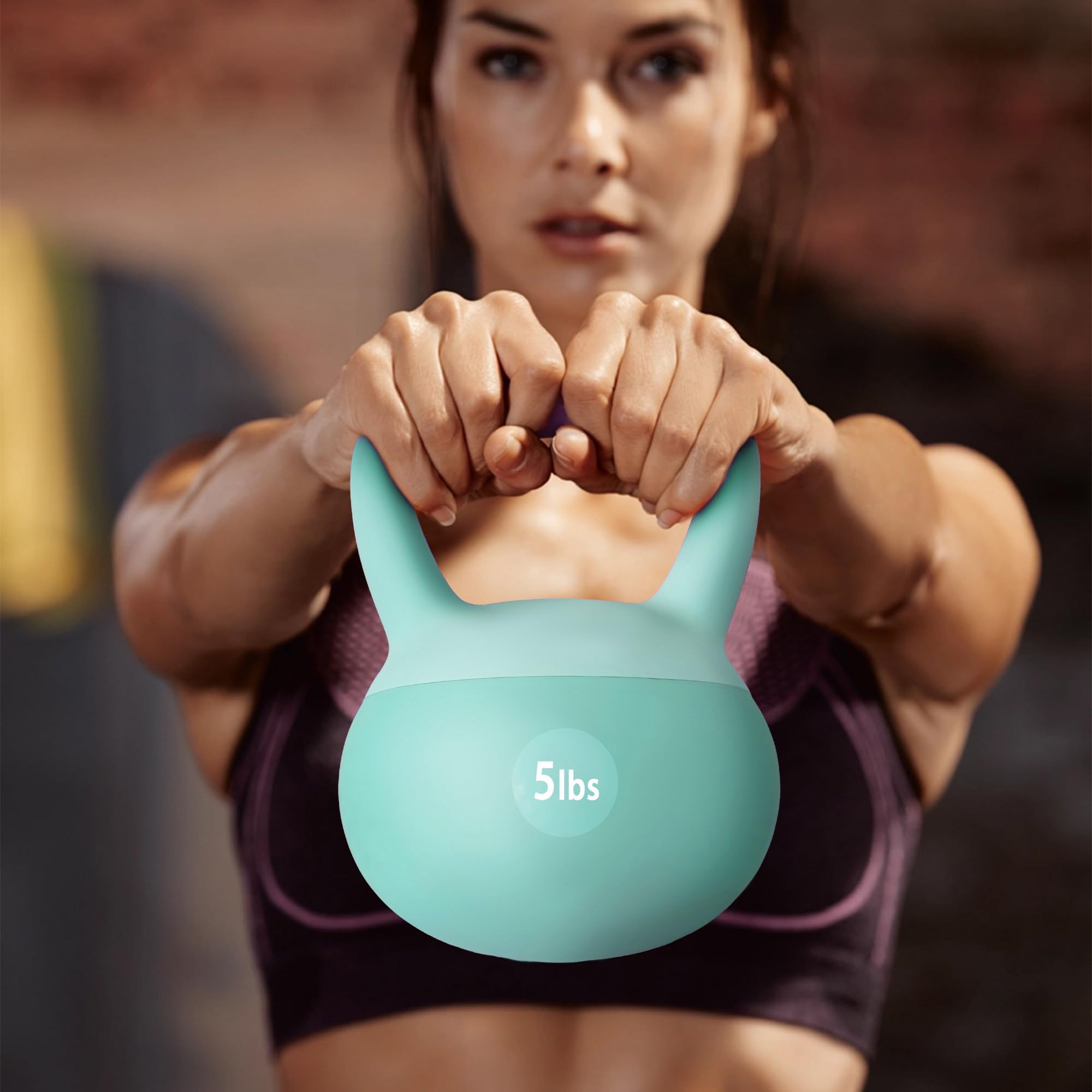 Kettlebell Souple SogesHome - Poids 2 à 12kg, Silencieux, Anti-Choc | Fitness Maison