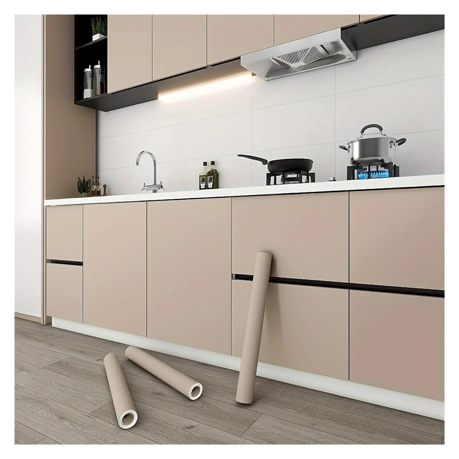 Ayztantine Coffee Self-Adhesive Wallpaper Matte Peel & Stick Wallpaper Self-Adhesive Removable Waterproof Stickers For Kitchen Countertops(,60Cm X 5M)