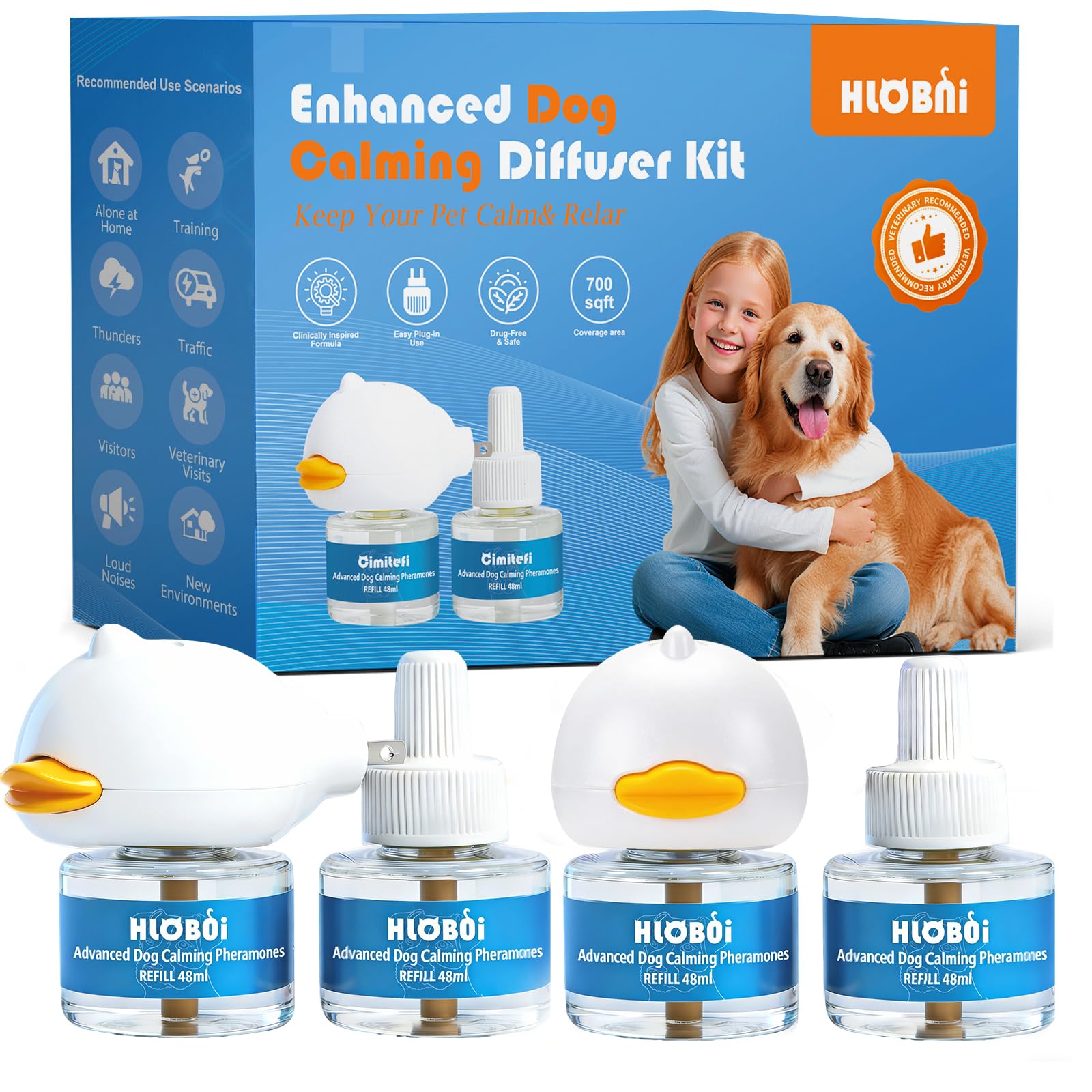 HLOBNI Dog Calming Diffuser