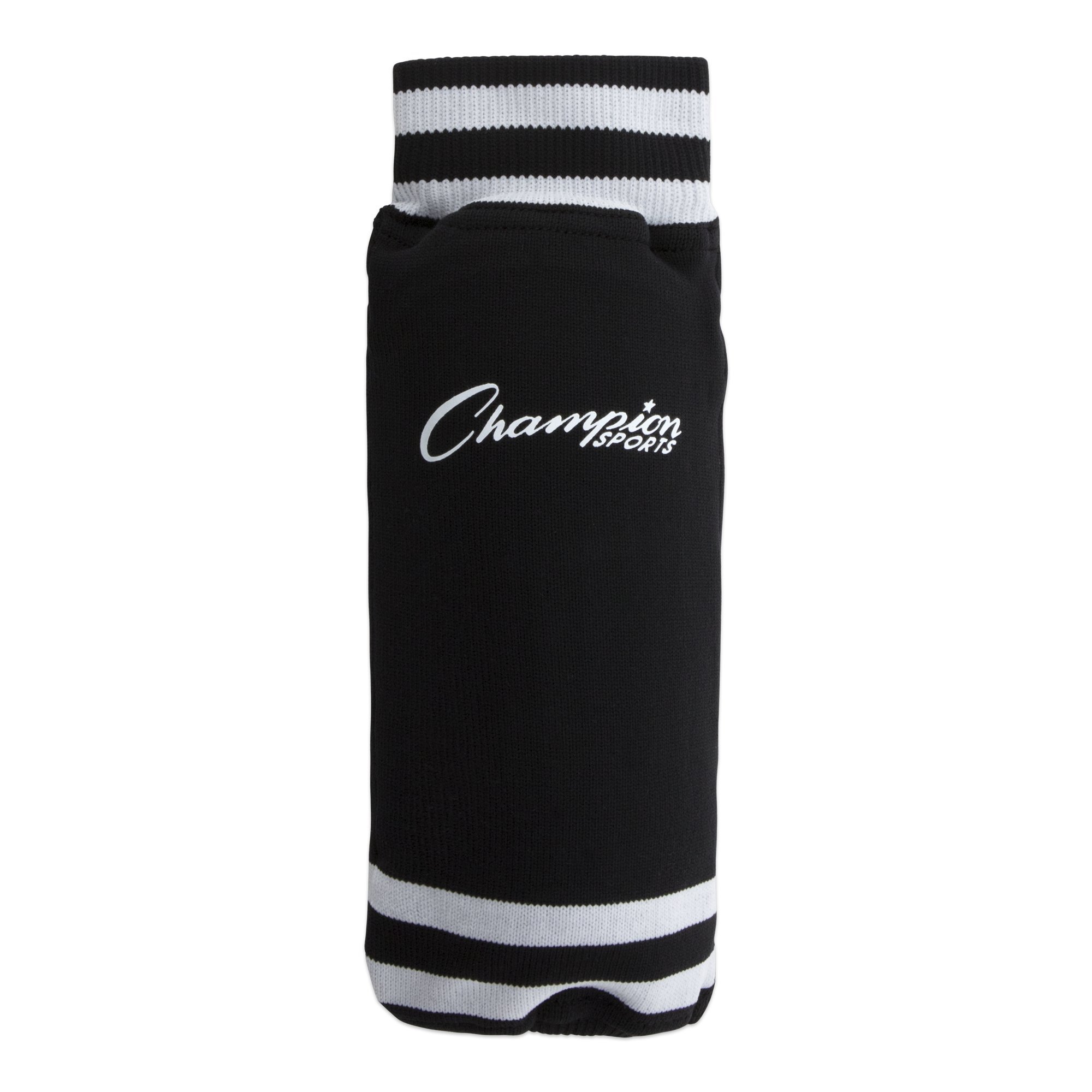 Champion Sports Youth Sock Style Soccer Shinguards – Ages 8 – 10/Large – Nero (Coppia)