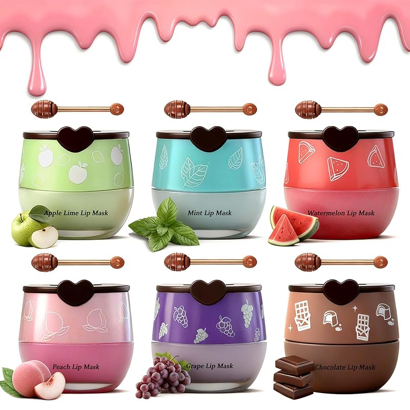 Charm Kiss Kit com 6 Bálsamos Labiais em Potes de Mel