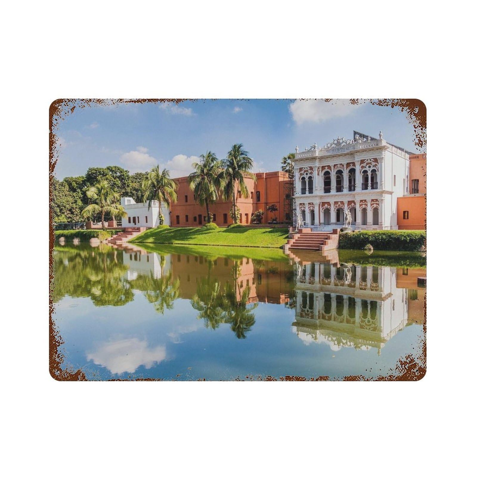 xiaoxiaoshen Real Photo Bangladesh Decor Wall Decor Art Metal Tin Poster Modern Home Decor Art Home Bar Shop Decorations Vintage Sign 30x40cm