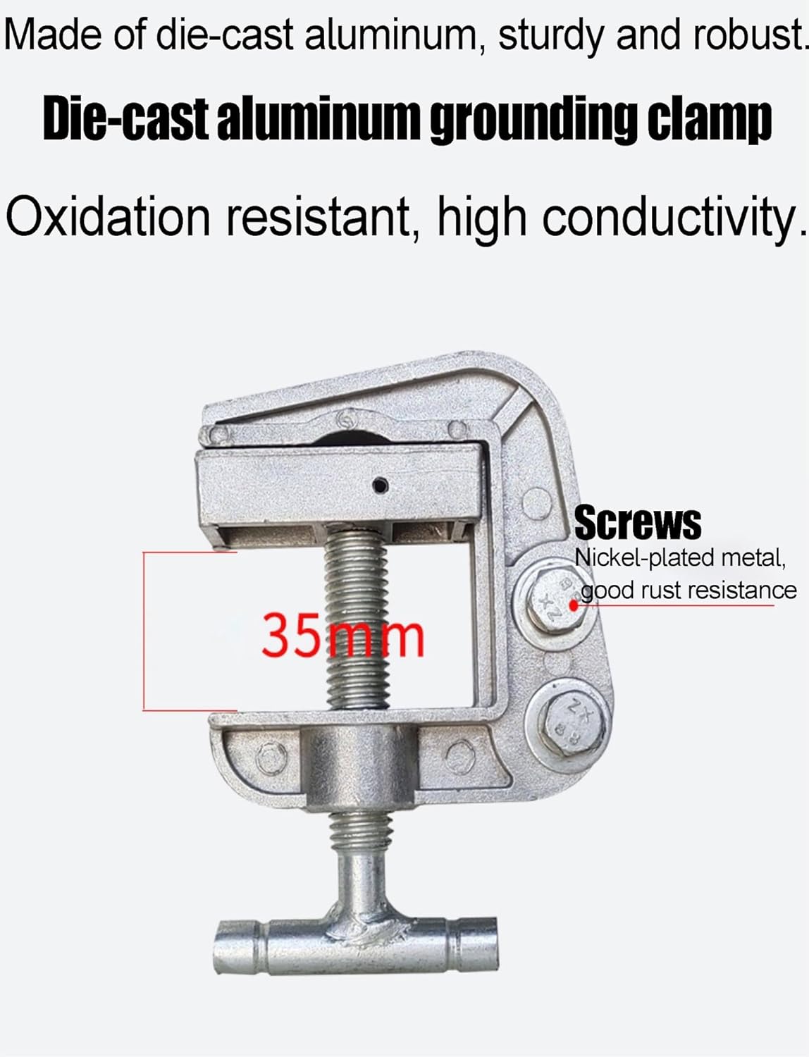 10KV High Voltage Grounding Rod with 500cm Wire, 25mm² Soft Copper Cable, Insulated Electrical Safety Pole (39in) - Reliable Grounding Solution for Power System