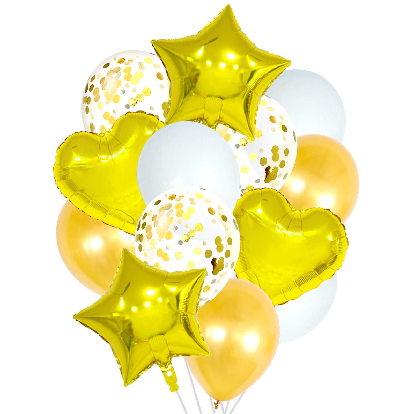 Amazon | バルーン 風船セット ＜ プチ派手バルーン F：ホワイト