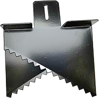 Vista 3 de CB Radio Soporte universal de metal negro con extremos de diente de sierra para un mejor agarre