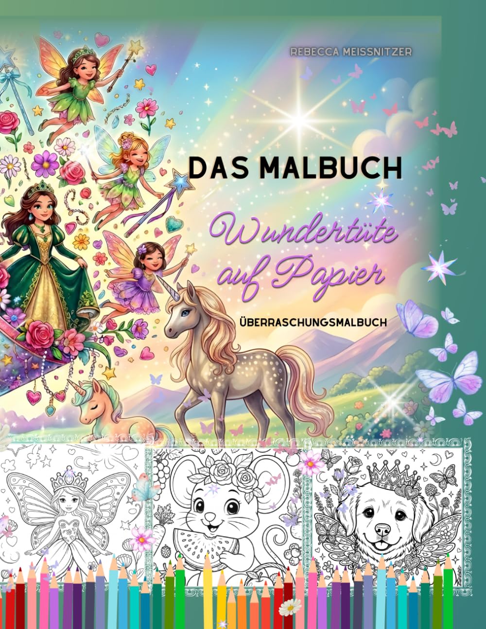 Wundertüte auf Papier: Was kommt wohl als Nächstes? Das Malbuch.