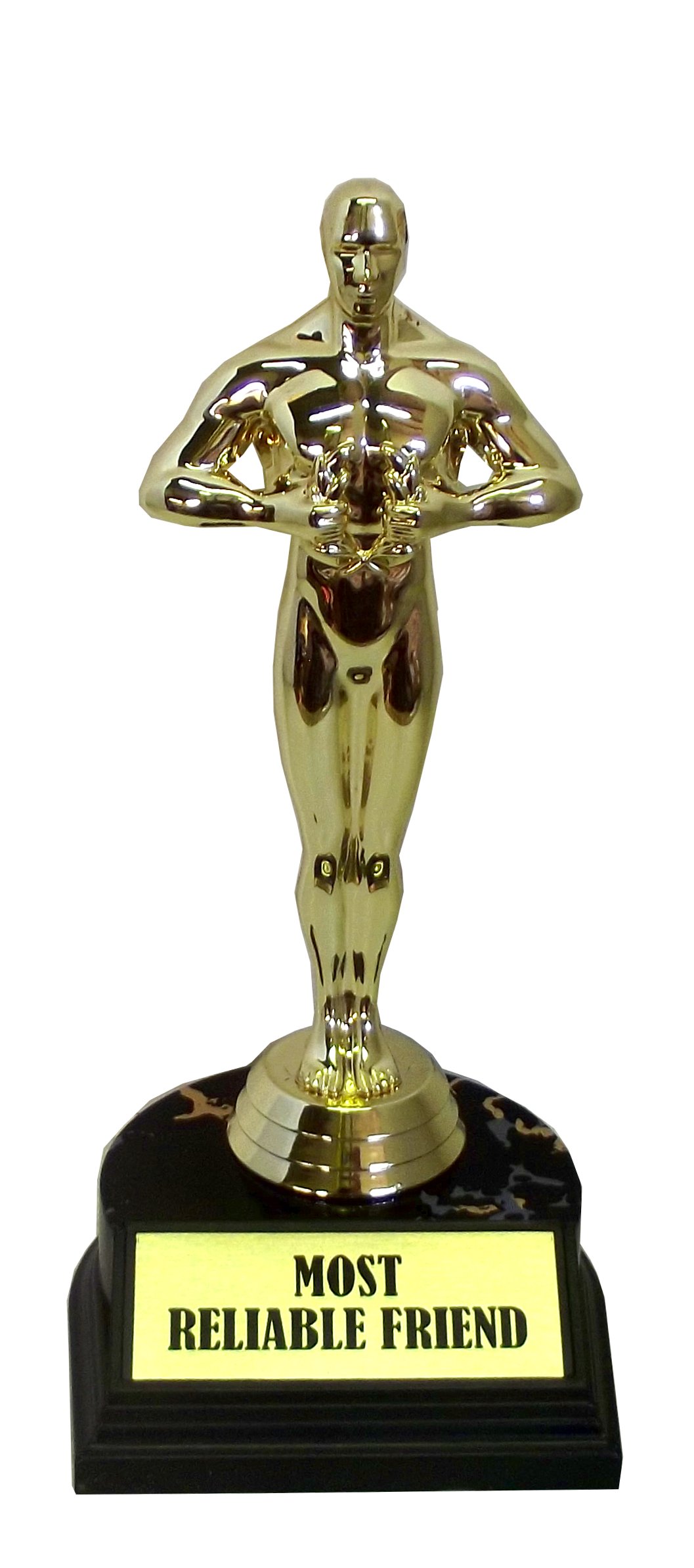 aahs!! Engraving World's Best Award Trophy (Most Reliable Friend (7 inches))