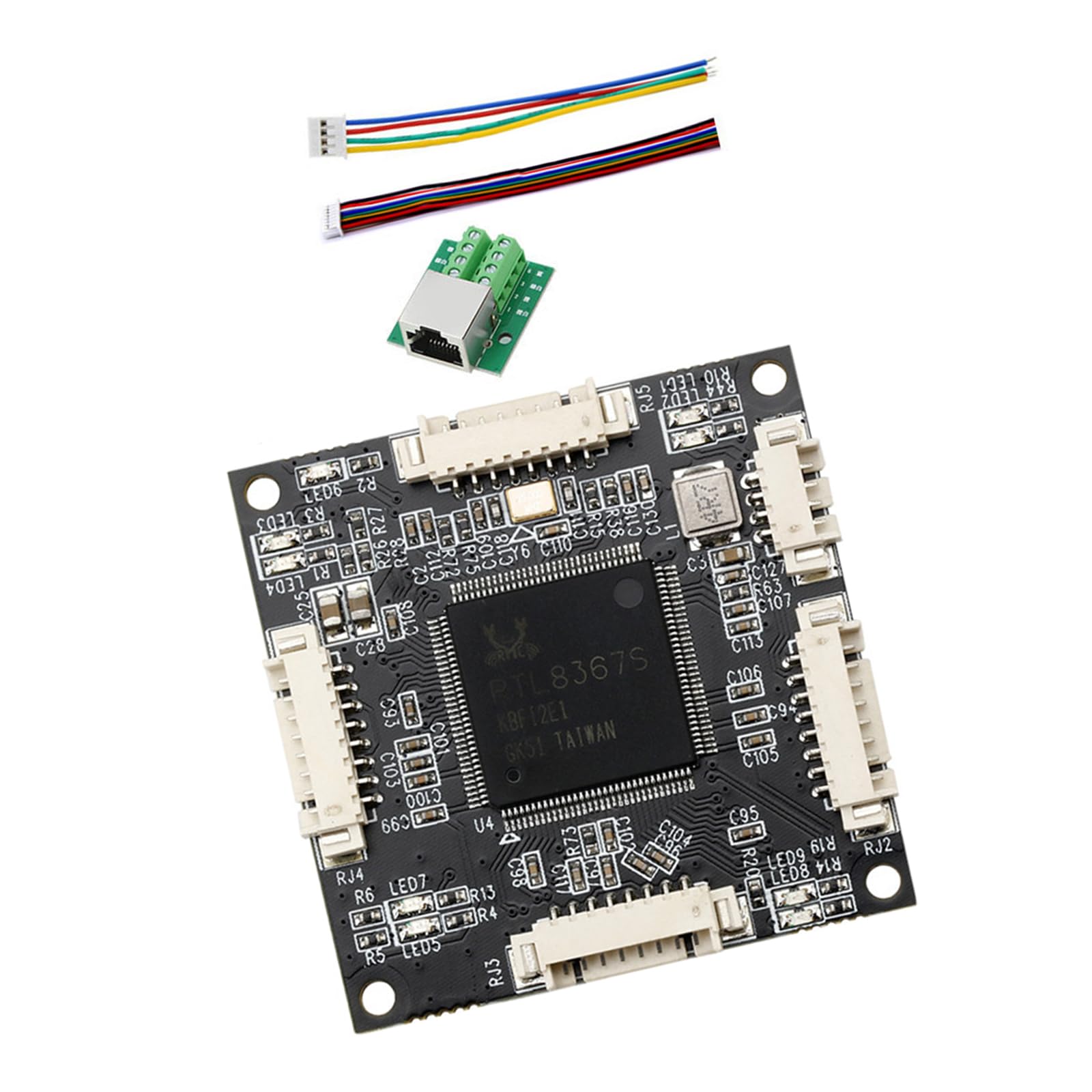 Modulo miniatura dei PWB degli commutatori di rete del porto 10/100/1000Mbps 4 per i sistemi embedded ed i commutatori di Gigabit Ethernet di espansione