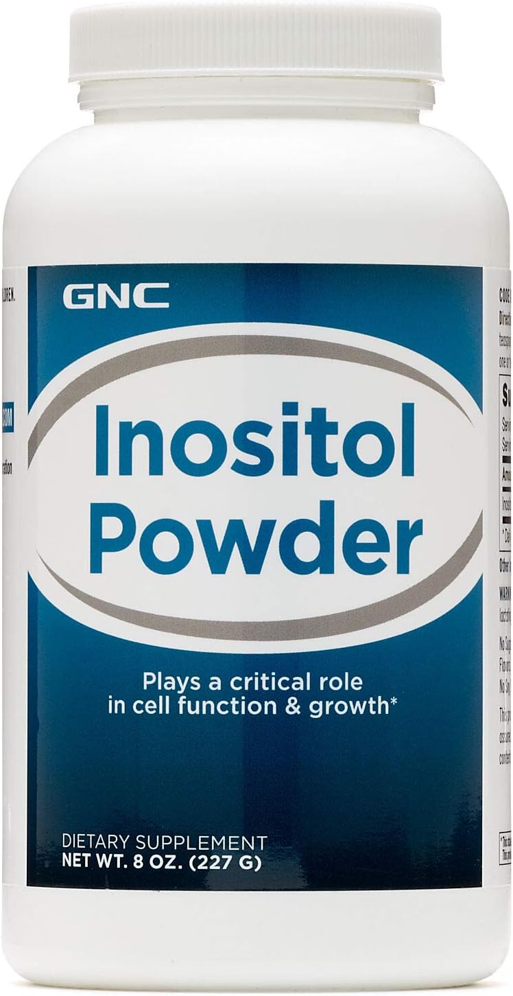 GNC Inositol Powder, 378 Servings, Supports Cell Function and Growth