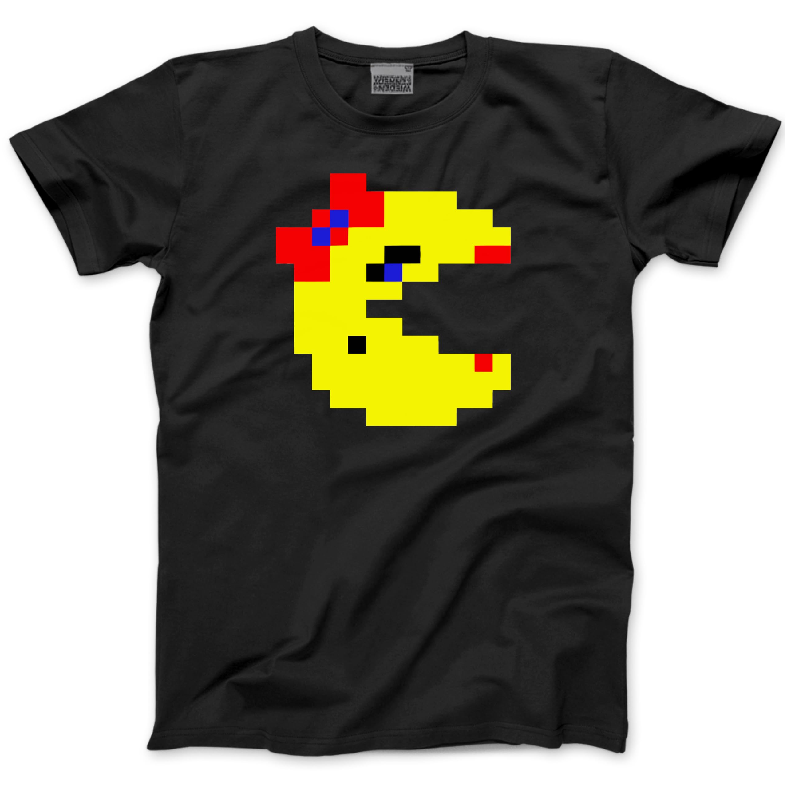 Matching Group Tshirt - Fun 8-bit Tee Costume for Halloween Fancy Dress 80s 90s Party Idea Mrs - XS Black — image 1