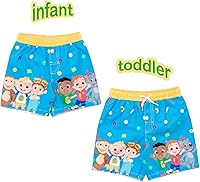 Vista 2 de CoComelon Nico Tomtom Cody JJ - Traje de baño para bebés y niños pequeños