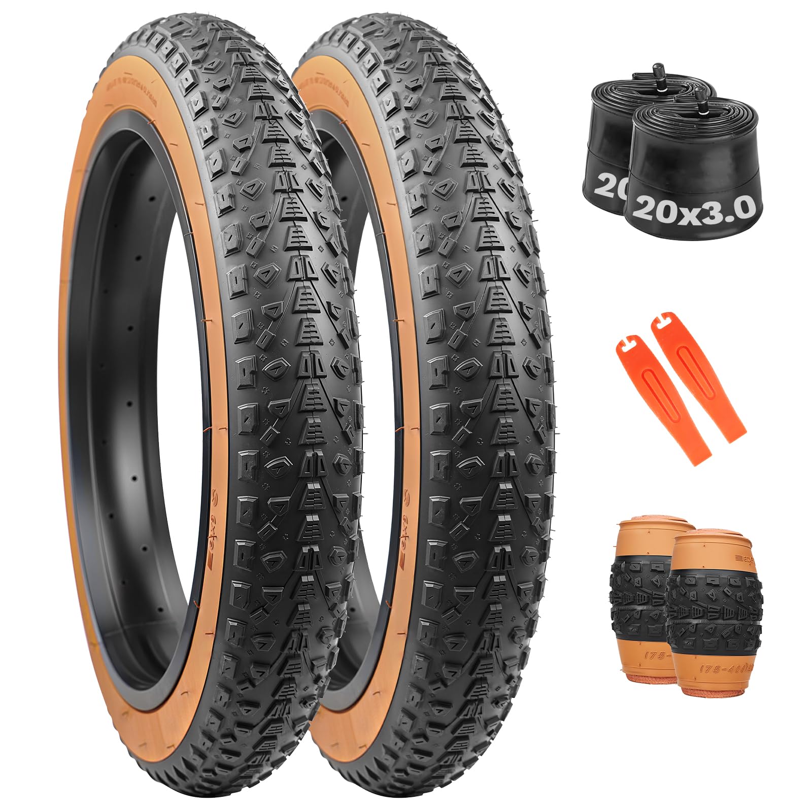 MEGHNA 16/20/26 x 3,0 pollici per bicicletta elettrica compatibile 76-305/76-406/76-559 MTB/Fat Tires/Snow&Electric Bike