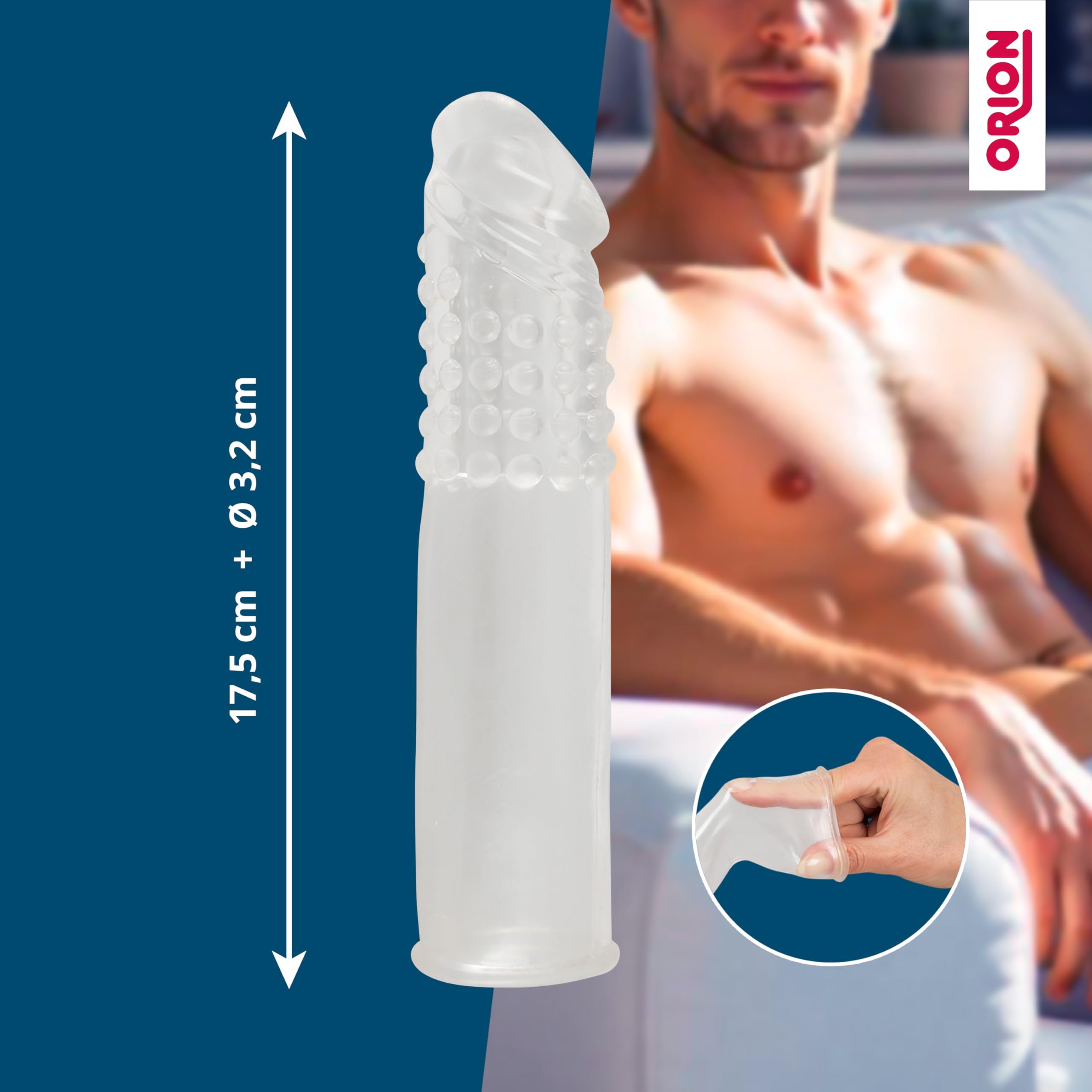 orion penishülle Penishülle „Uncut Enhancer with Strap“ mit Hodenring online kaufen bei orion .de main image 1