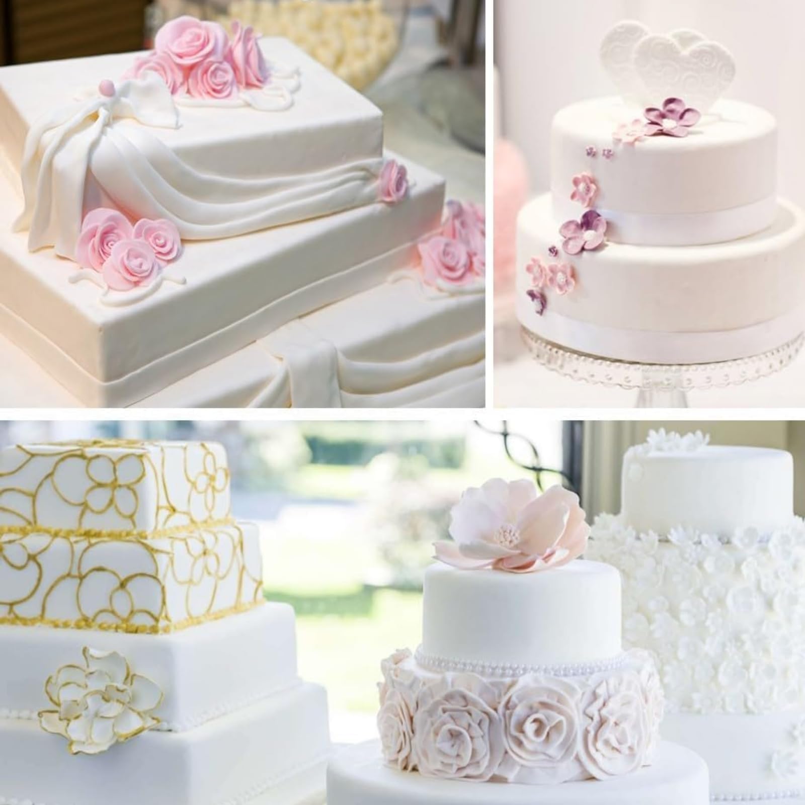 Base Per Torta In Polistirolo Quadrata Alta 15 Cm - Per Cake Design, Esercitazioni, Torte Finte Per Feste