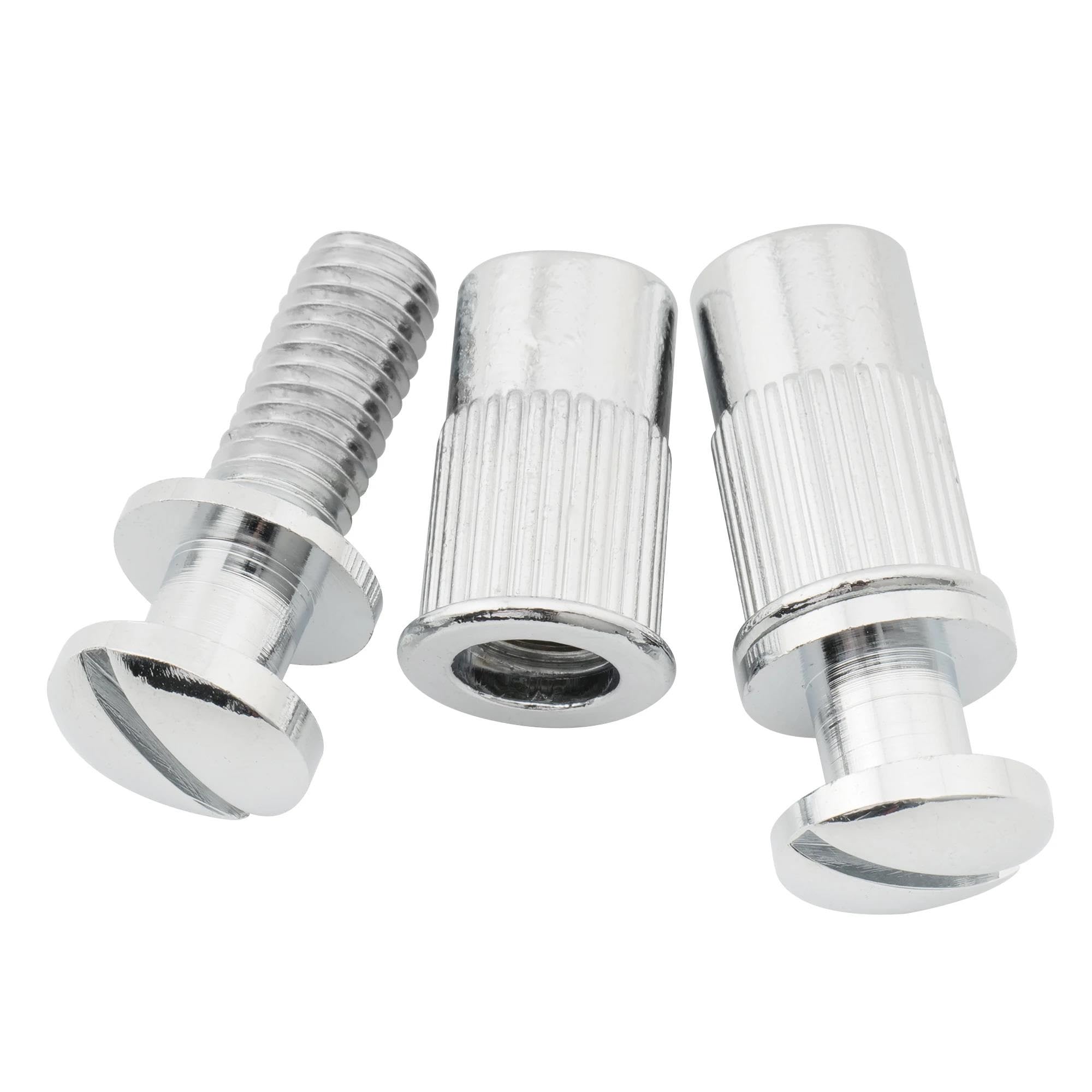 Professionnelle Chevalet De Guitare Cordier De Pont Enveloppant Réglable 52,5 Mm Pour Guitare LP(Chrome)