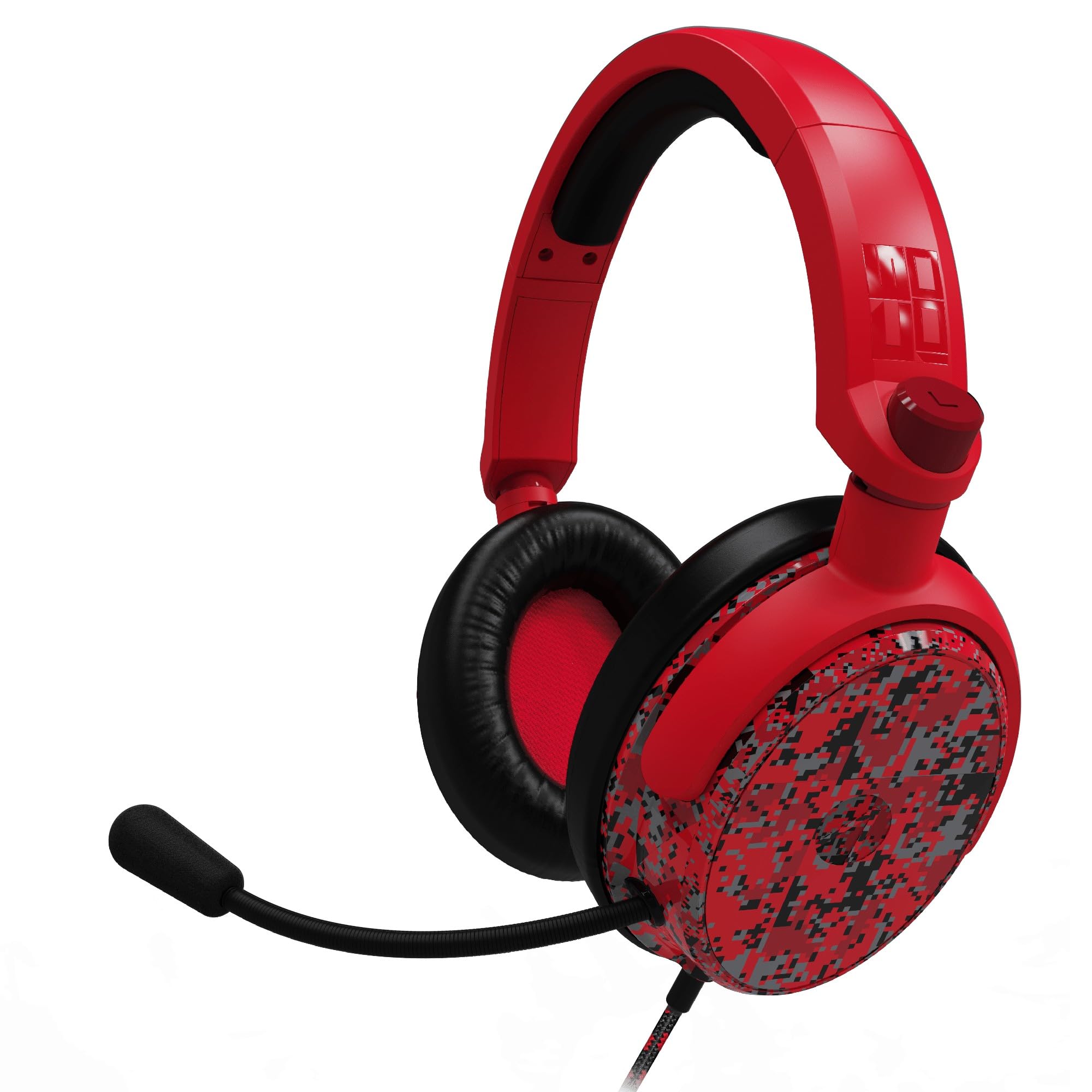 C6-100 Gaming Headset for Xbox, PS4/PS5, Switch, PC - Camo Red