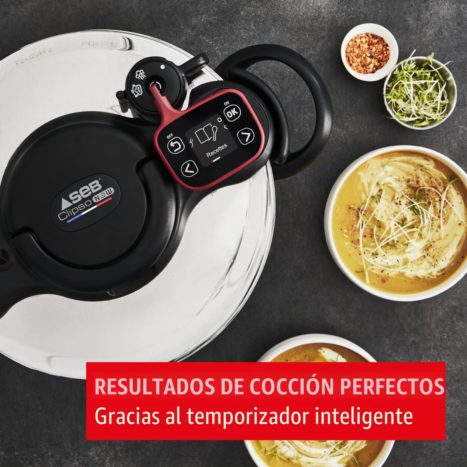 Olla a presión (acero inoxidable, 9 L, P4904950)