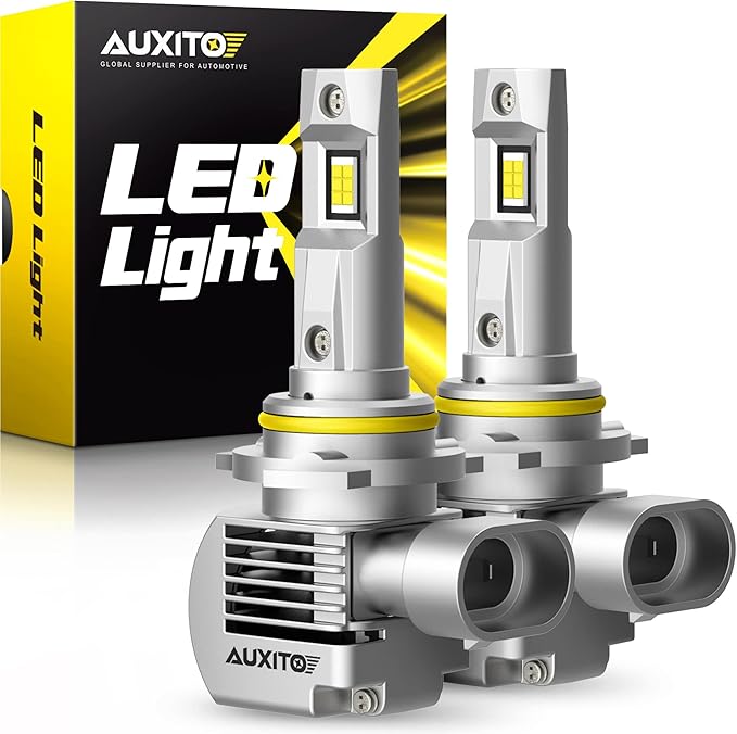 AUXITO 9005 HB3 LED Bulbs 6000K White, 700 Brighter HB3ll 9005ll Fog