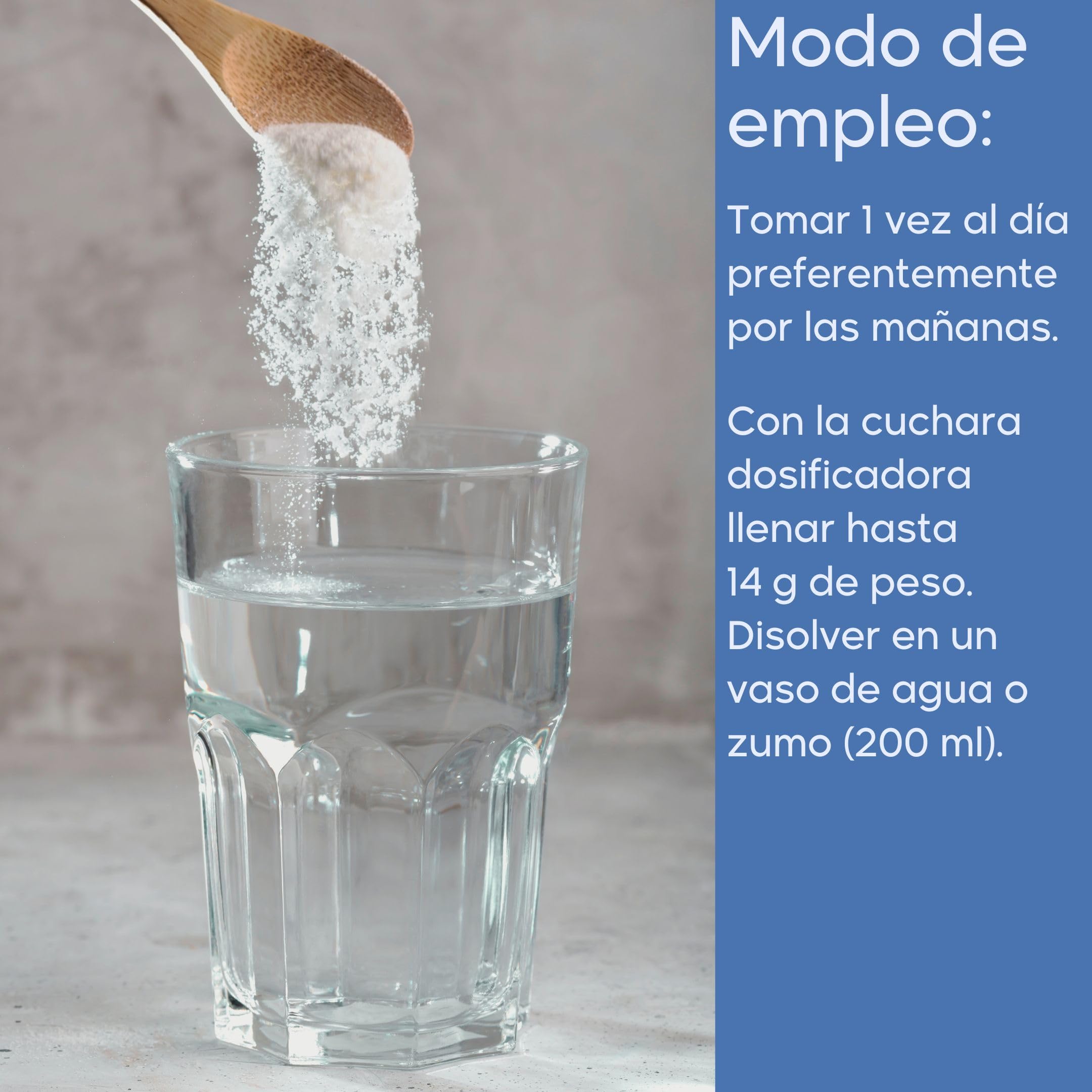 Colágeno hidrolizado con magnesio, ácido hialurónico y vitamina C – Para huesos, articulaciones, piel y cartílagos – Contribuye a la formación y mantenimiento del colágeno | 630 g en polvo
