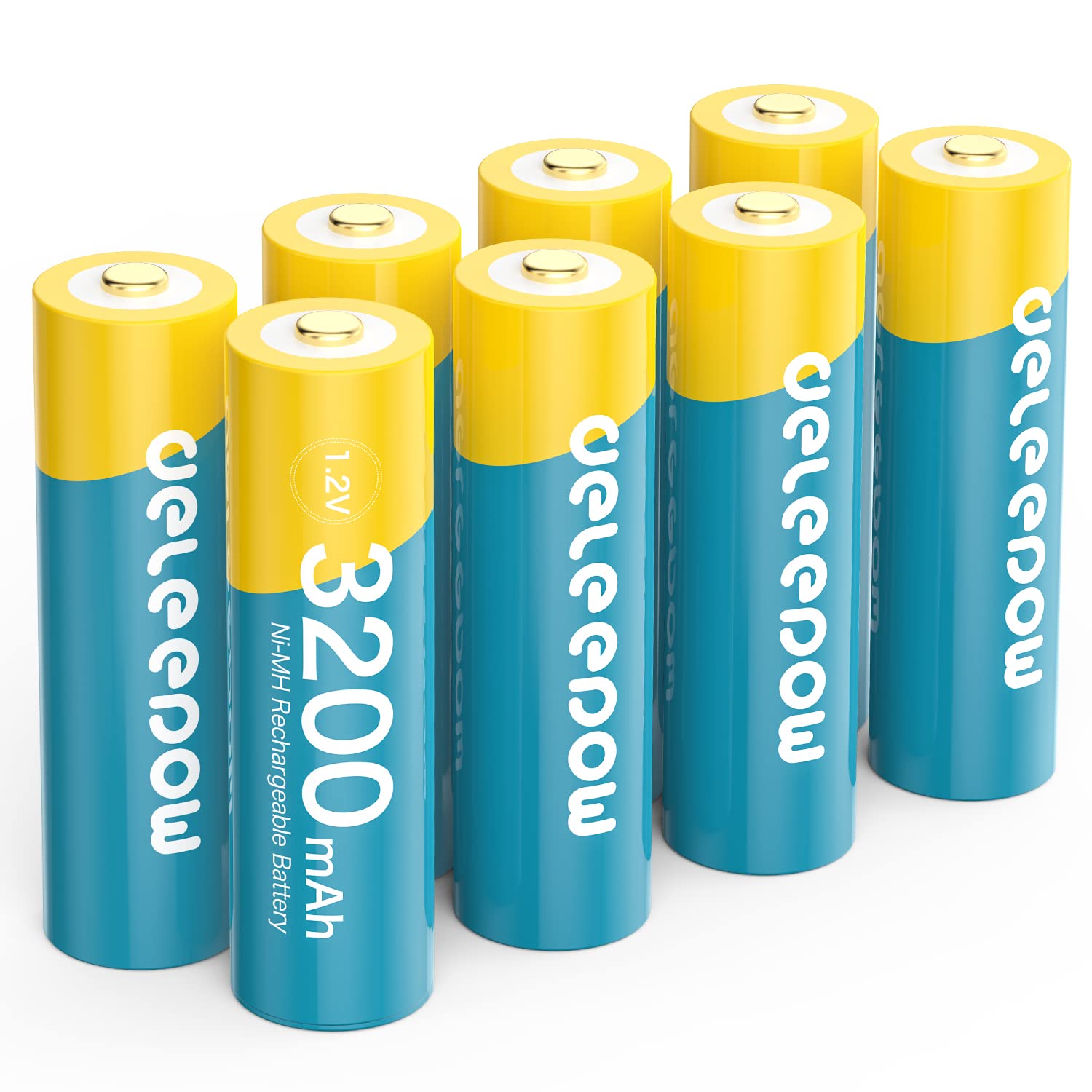Buy Deleepow Rechargeable AA Batteries 3200mAh Nimh AA Rechargeable